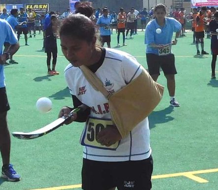 Hockey Juggling world record