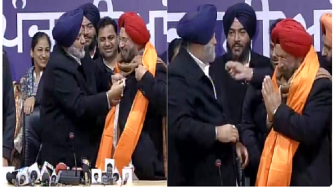 jj singh joins shiromani akali dal