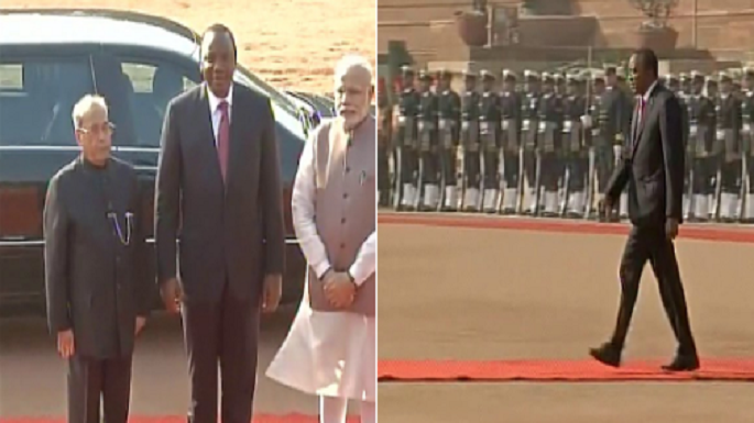 kenya president in india