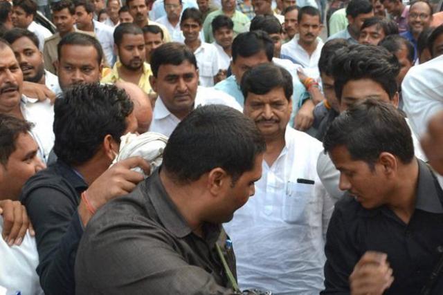 shivpal reached mulayam