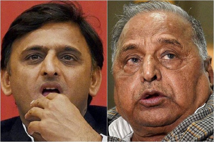 akhilesh replaces mulayam