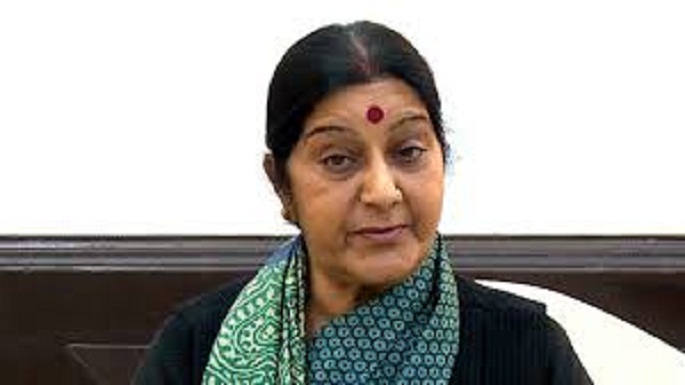 sushma swaraj visa matter