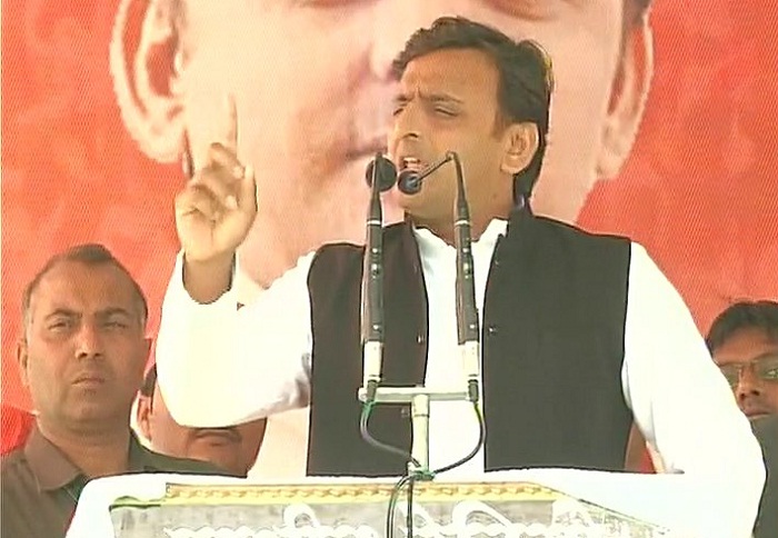 akhilesh unnao public meeting