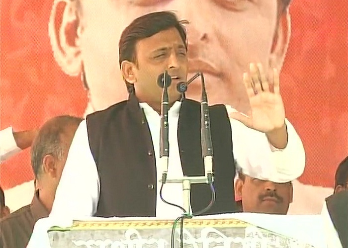 akhilesh unnao public meeting