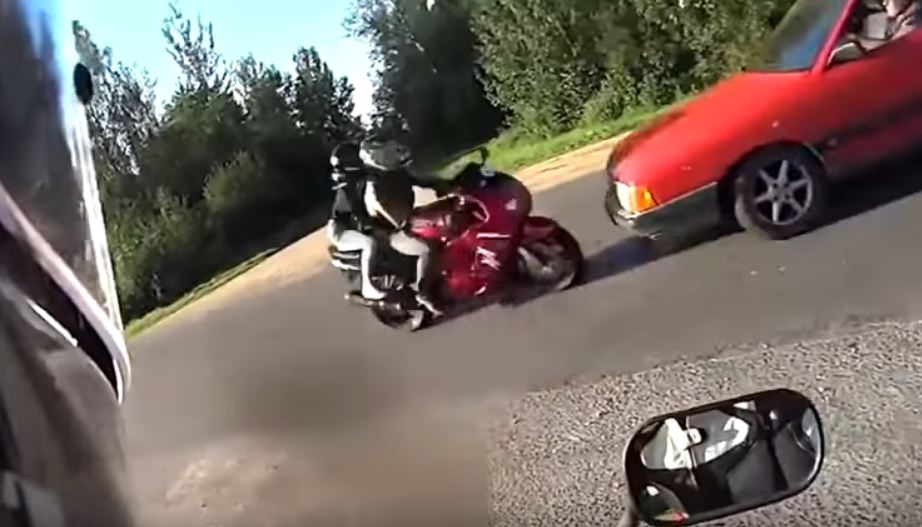 Motorcycle Crash Video