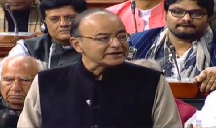 arun jaitley addressed loksabha