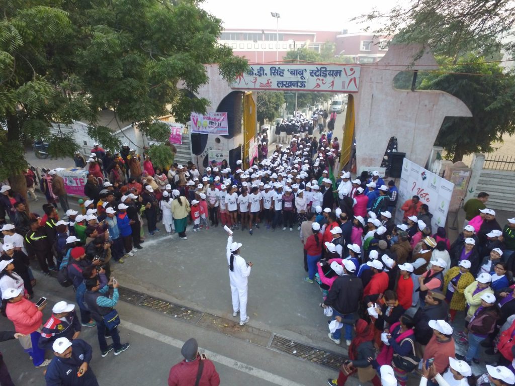 pinkathon walkaton marathon voter awareness