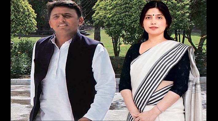 akhilesh yadav dimpal yadav