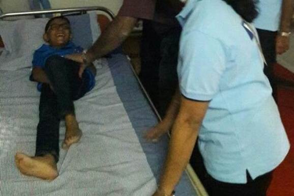 raina six injured child