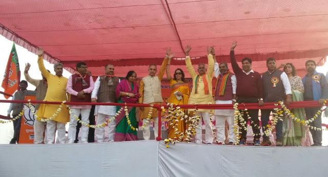 hema malini meerut rally