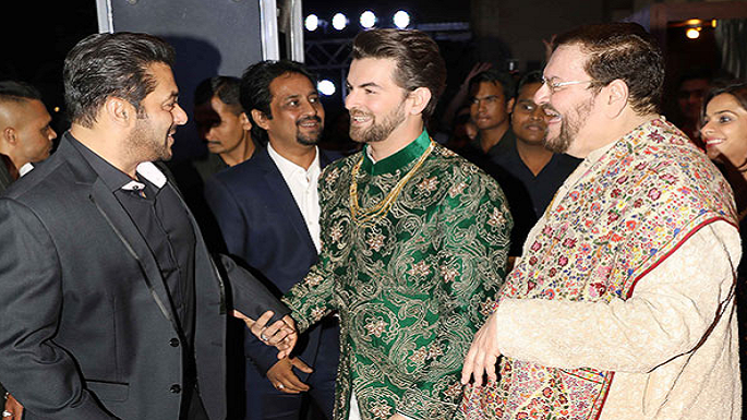 nil nitin mukesh reception