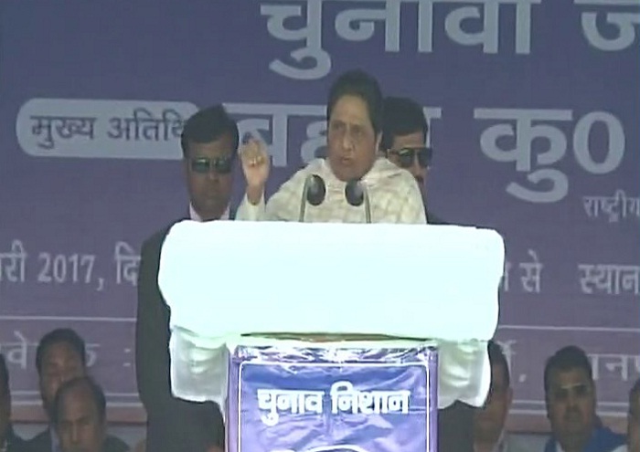 mayawati addressed lucknow rally