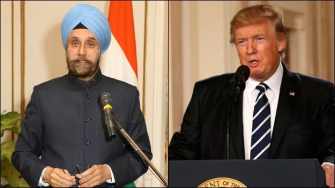 navtej sarna meets trump