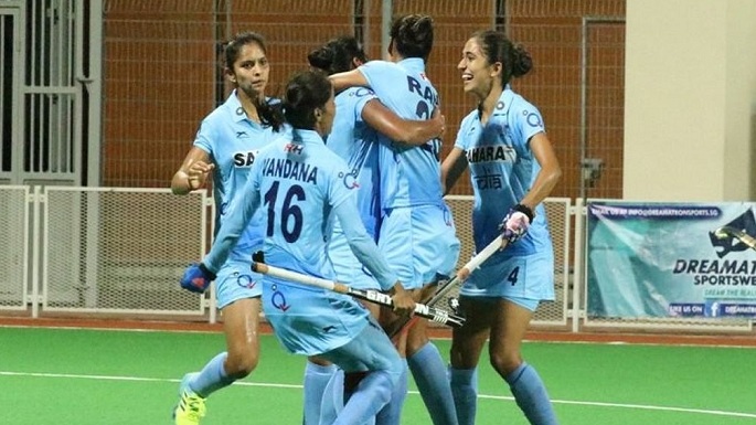 india women hockey team beat belarus