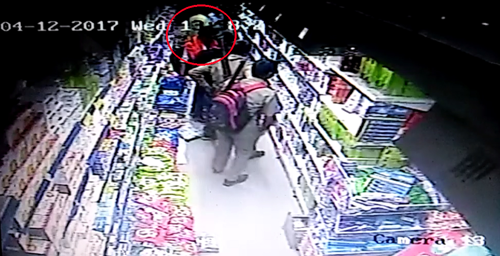 Prisoner shopping cctv footage