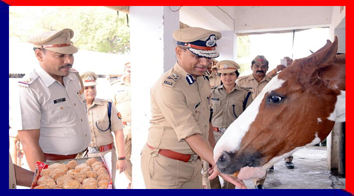 ig zone lucknow reserve police line visit