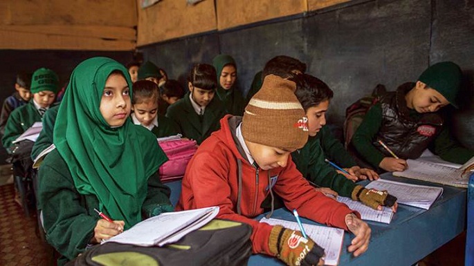 urdu in kashmir school