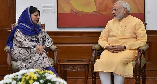 mehbooba mufti pm modi