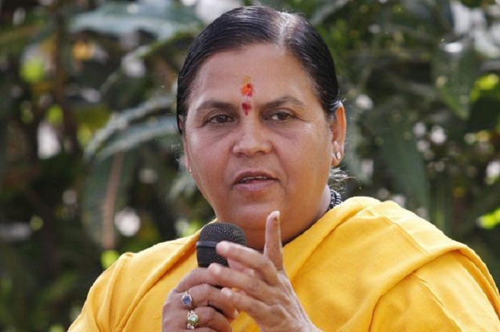 uma bharti press conference