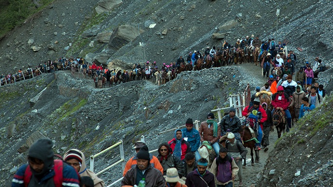 amarnath yatra stone pelters threat