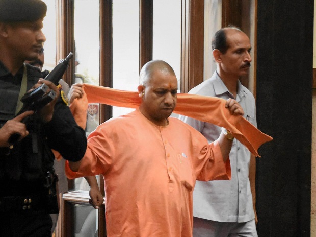 yogi slammed opposition