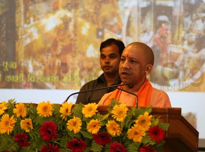 yogi addressed assembly