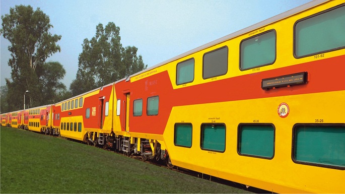 Indian railway Double Decker Train