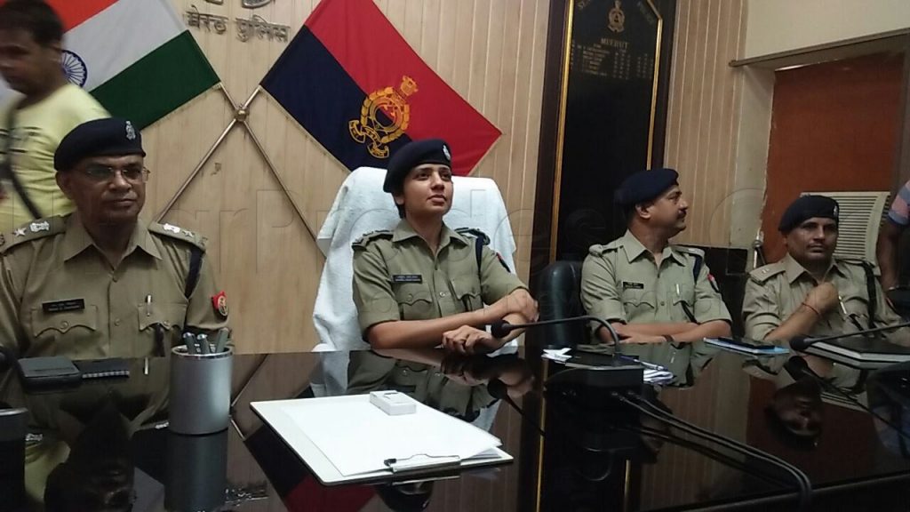 ips manzil saini takes charge as new ssp meerut