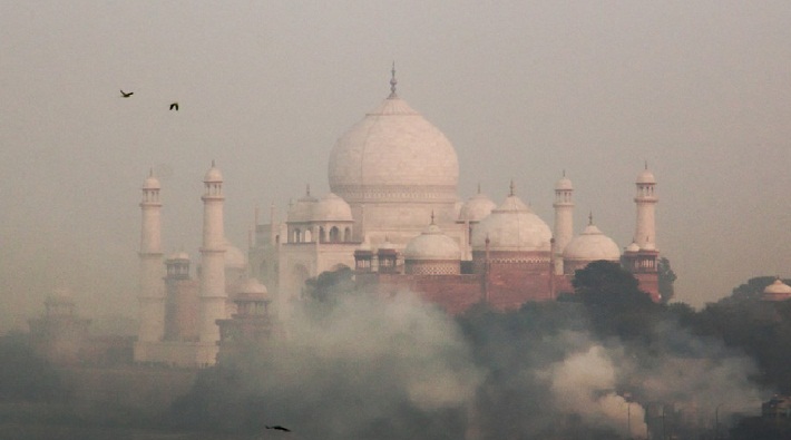 agra got 7th position in india top 10 cities In case of pollution