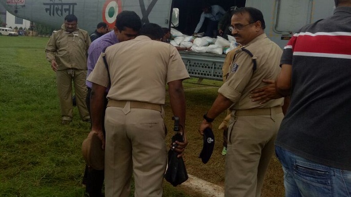 rayagada floods relief work