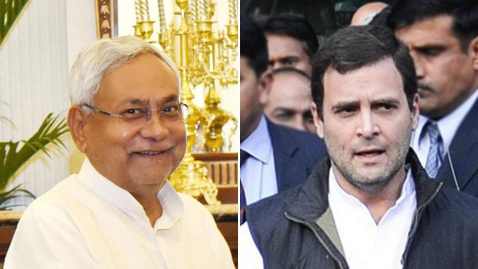 nitish kumar meet congress vice president