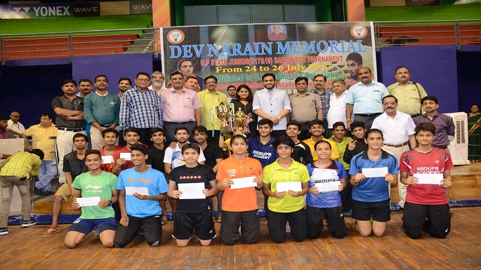 uttar pradesh junior badminton tournment