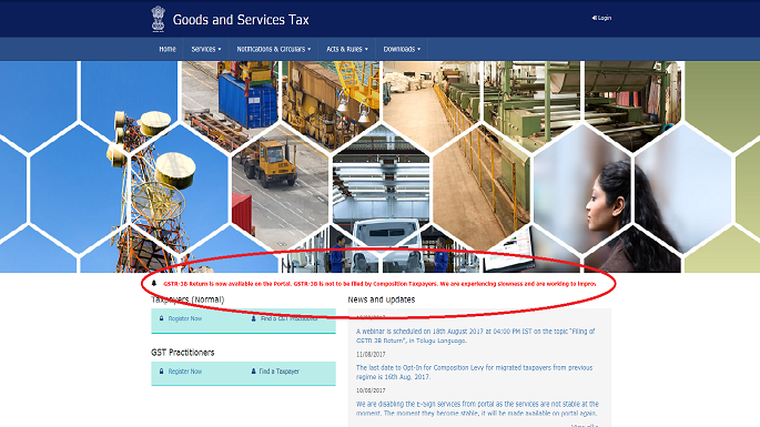 gst website