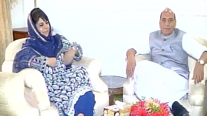 rajnath singh mehbooba mufti