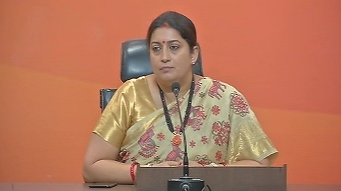 smriti irani answered rahul gandhi