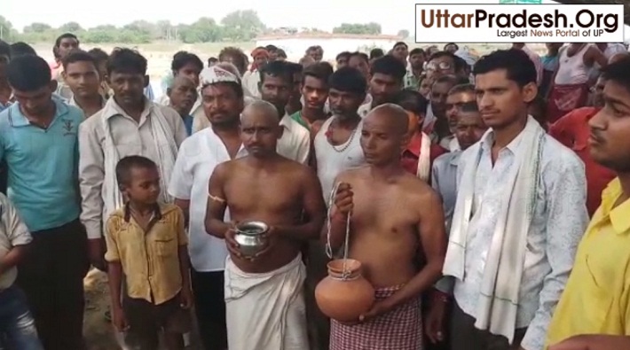 upsidc not fulfilling conditions land acquisition angry farmer protest unnao