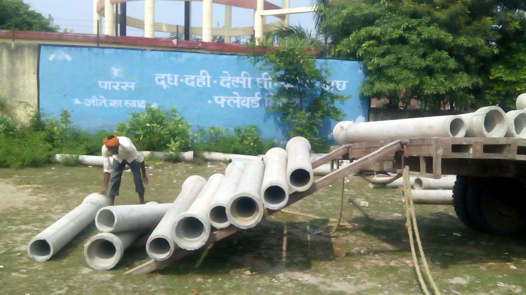 nagar nigam starts tank work