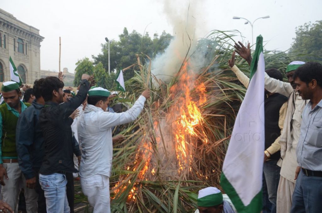 farmers protest