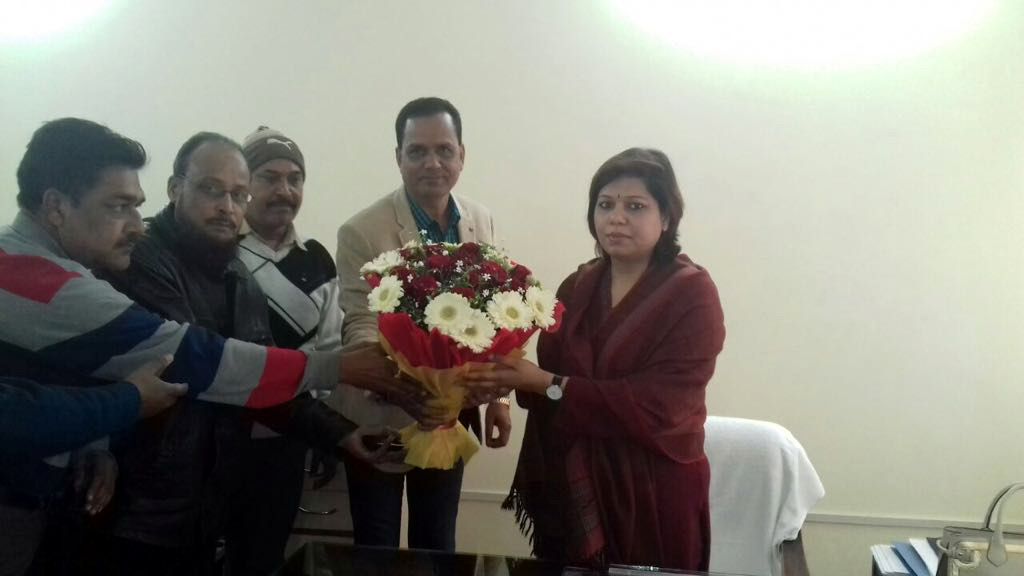 Director of Power Safety Shubra Saxena received a grand welcome