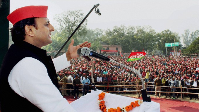 akhilesh yadav rally