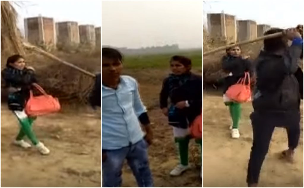 girl beaten bad guys video in greater noida