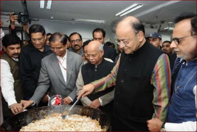 halwa ceremony launch india budget 2018 12