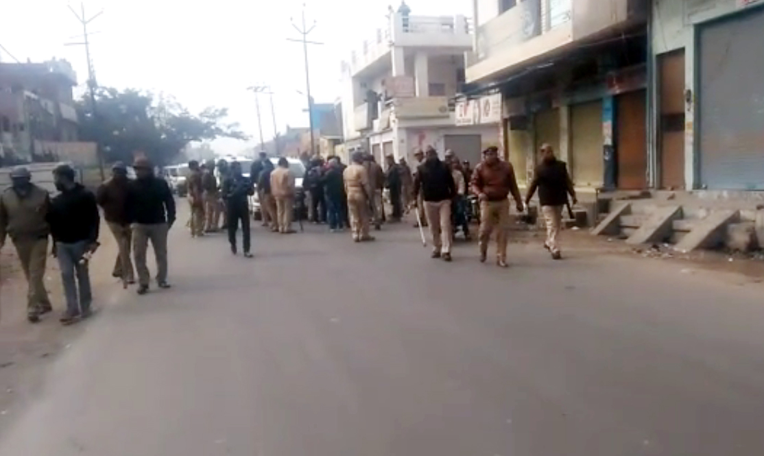 Four arrested in Kasganj violence two people missing