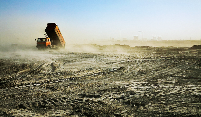 Ash made out of factories in Unnao District of Uttar Pradesh