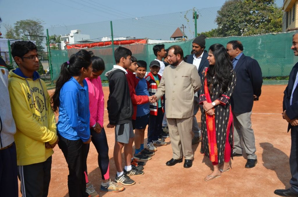 Professional Tennis Academy spin fire machine inaguration