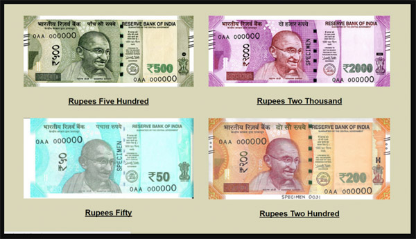 indian rs note