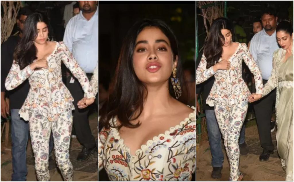 jhanvi kapoor pics in bollywood party