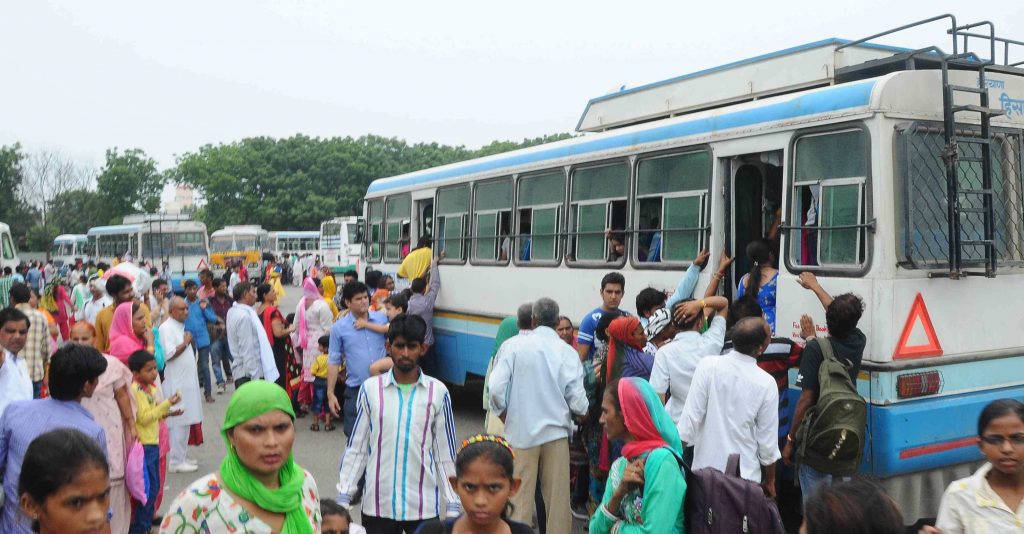 Poor condition of city buses