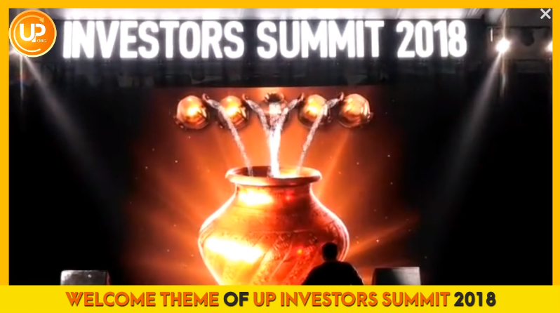 welcome theme of up investors summit 2018