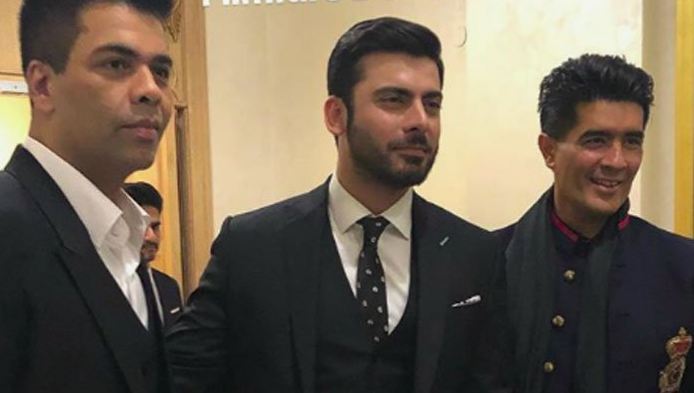 Karan Johar, Fawad Khan, Manish Malhotra